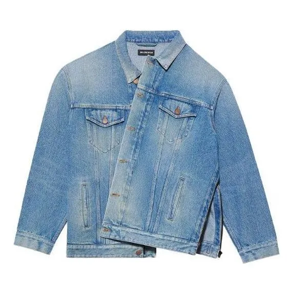 Balenciaga Corporate Jacket Large Fit 'Medium Vintage Indigo' 657602TDW154307 sold by KicksCrew