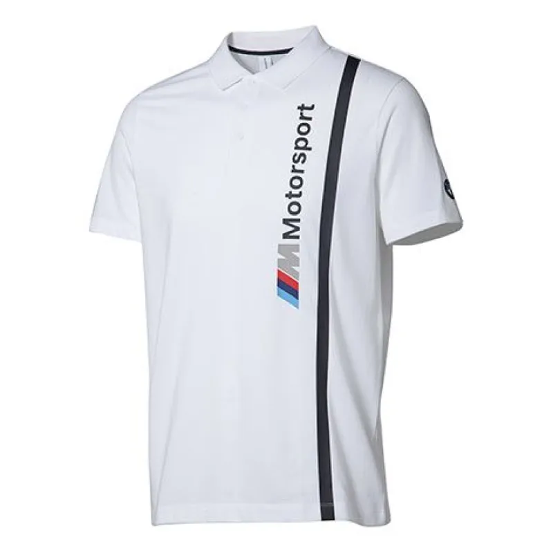 Puma X BMW Motorsports Polo Shirt 'White' 576653-02 sold by KicksCrew