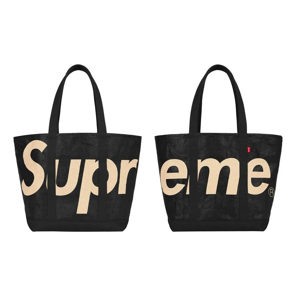 Supreme Raffia Tote 'Black Gold' SUP-SS20-729 sold by KicksCrew product image thumbnail 3