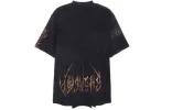 Balenciaga Paris Moon Upside Down T-Shirt Oversized 'Black Faded' 698811TOVT31055 sold by KicksCrew