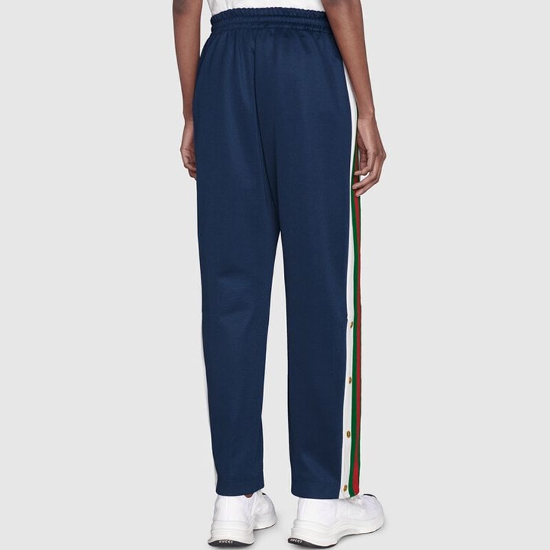 (WMNS) Gucci Knitted Sweatpants With Logo 'Blue' 666495-XJDP4-4206 sold by KicksCrew product image thumbnail 3