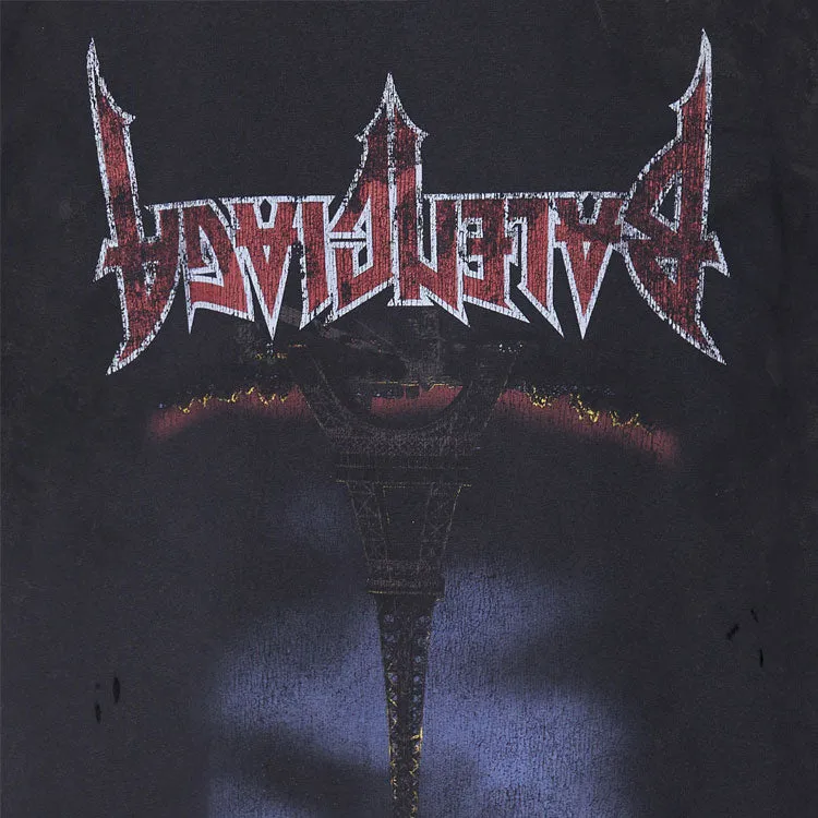 Balenciaga Paris Moon Upside Down T-Shirt Oversized 'Black Faded' 698811TOVT31055 sold by KicksCrew product image thumbnail 5