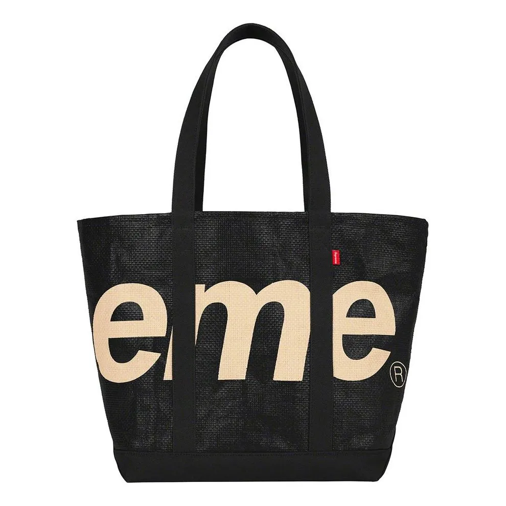 Supreme Raffia Tote 'Black Gold' SUP-SS20-729 sold by KicksCrew product image thumbnail 2