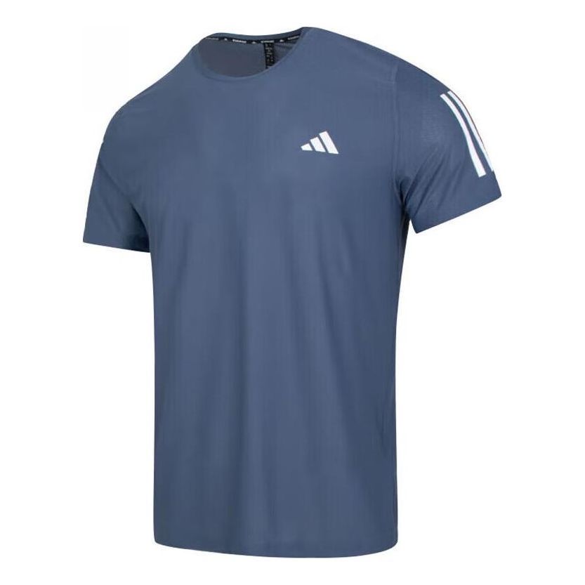 adidas Own The Run T-Shirt 'Blue' IN1515 sold by KicksCrew