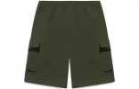 Li-Ning Graphic Cargo Shorts 'Olive Green' AKST643-3 sold by KicksCrew