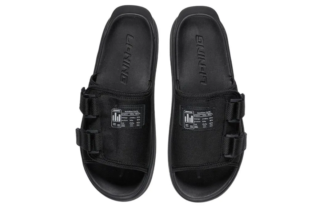 Li-Ning Casual Sandals 'Black' AGAS011-2 sold by KicksCrew product image thumbnail 4