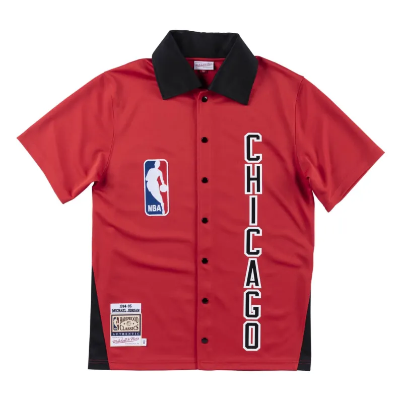 Mitchell & Ness NBA Chicago Bulls 1984-85 Authentic Shooting Shirt 'Michael Jordan' ASSHGS18508-CBURED184MJO sold by KicksCrew