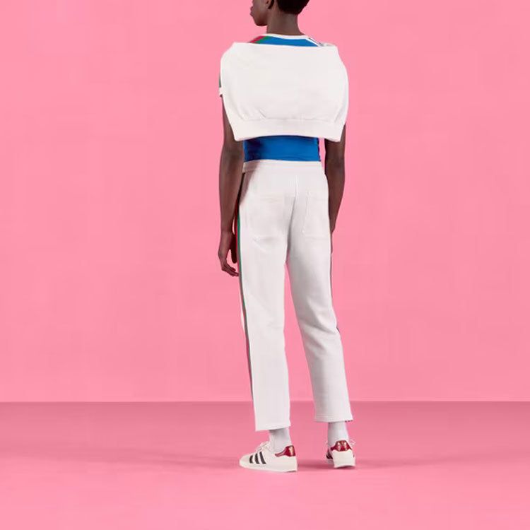 Gucci x adidas Trefoil Print T-Shirt 'Blue' 691637-XJEKL-4744 sold by KicksCrew product image thumbnail 3