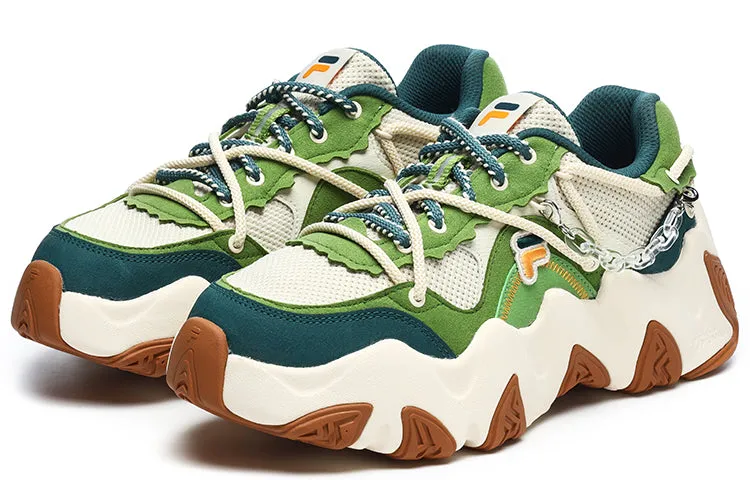 (WMNS) FILA FUSION Fashion Daddy Shoes 'Green White' T12W241303FMP sold by KicksCrew product image thumbnail 2