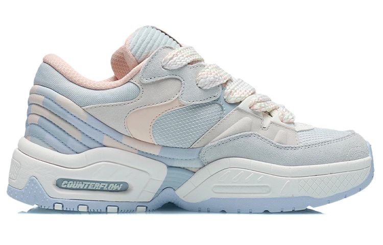 (WMNS) Li-Ning CF The One 'Smoke Grey Blue' AGCR438-5 sold by KicksCrew product image thumbnail 2