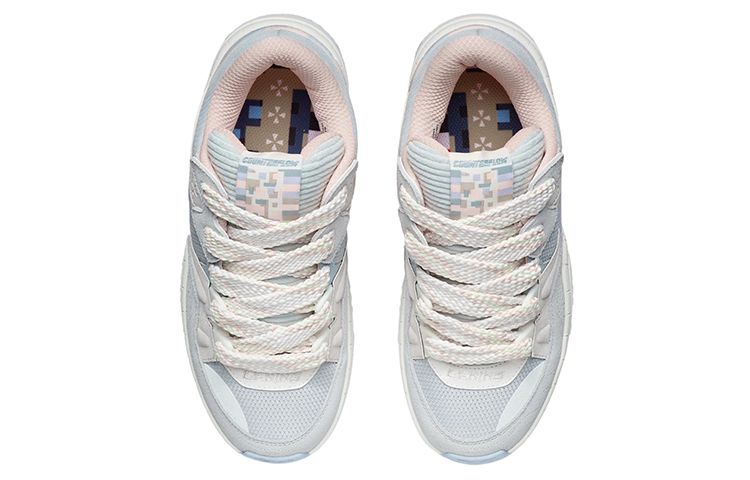 (WMNS) Li-Ning CF The One 'Smoke Grey Blue' AGCR438-5 sold by KicksCrew product image thumbnail 3