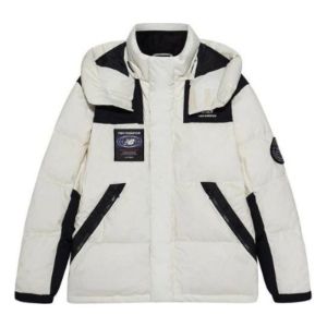New Balance Winter Padded Down Jacket 'White Black' NPA43131-CRE sold by KicksCrew