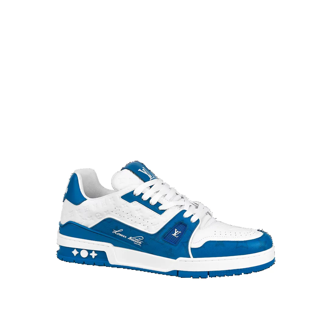 LOUIS VUITTON LV Trainers 'White Blue' 1ABOH4 sold by KicksCrew product image thumbnail 2
