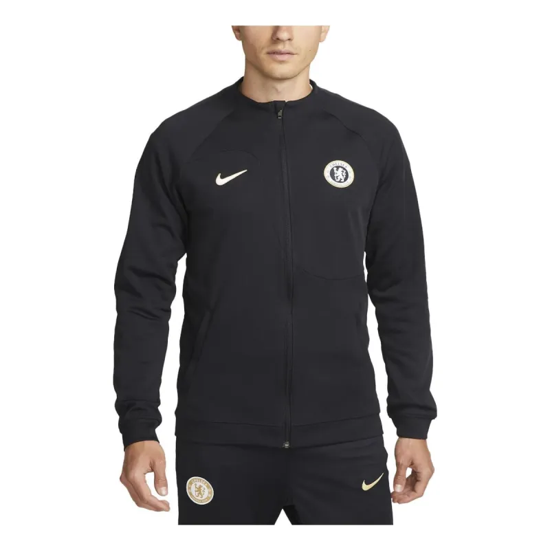 Nike Chelsea FC Academy Pro Full-Zip Knit Jacket 'Black' DV5046-426 sold by KicksCrew