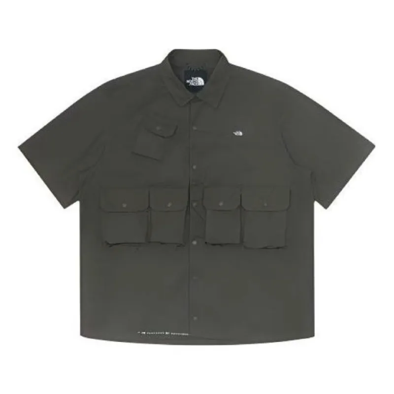 THE NORTH FACE Short Sleeve Solid Shirt 'Olive Green' NF0A885N-21L sold by KicksCrew