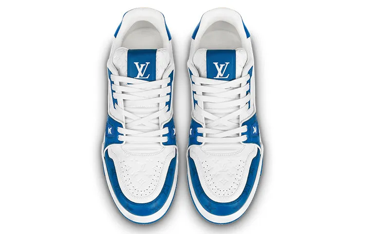 LOUIS VUITTON LV Trainers 'White Blue' 1ABOH4 sold by KicksCrew product image thumbnail 3