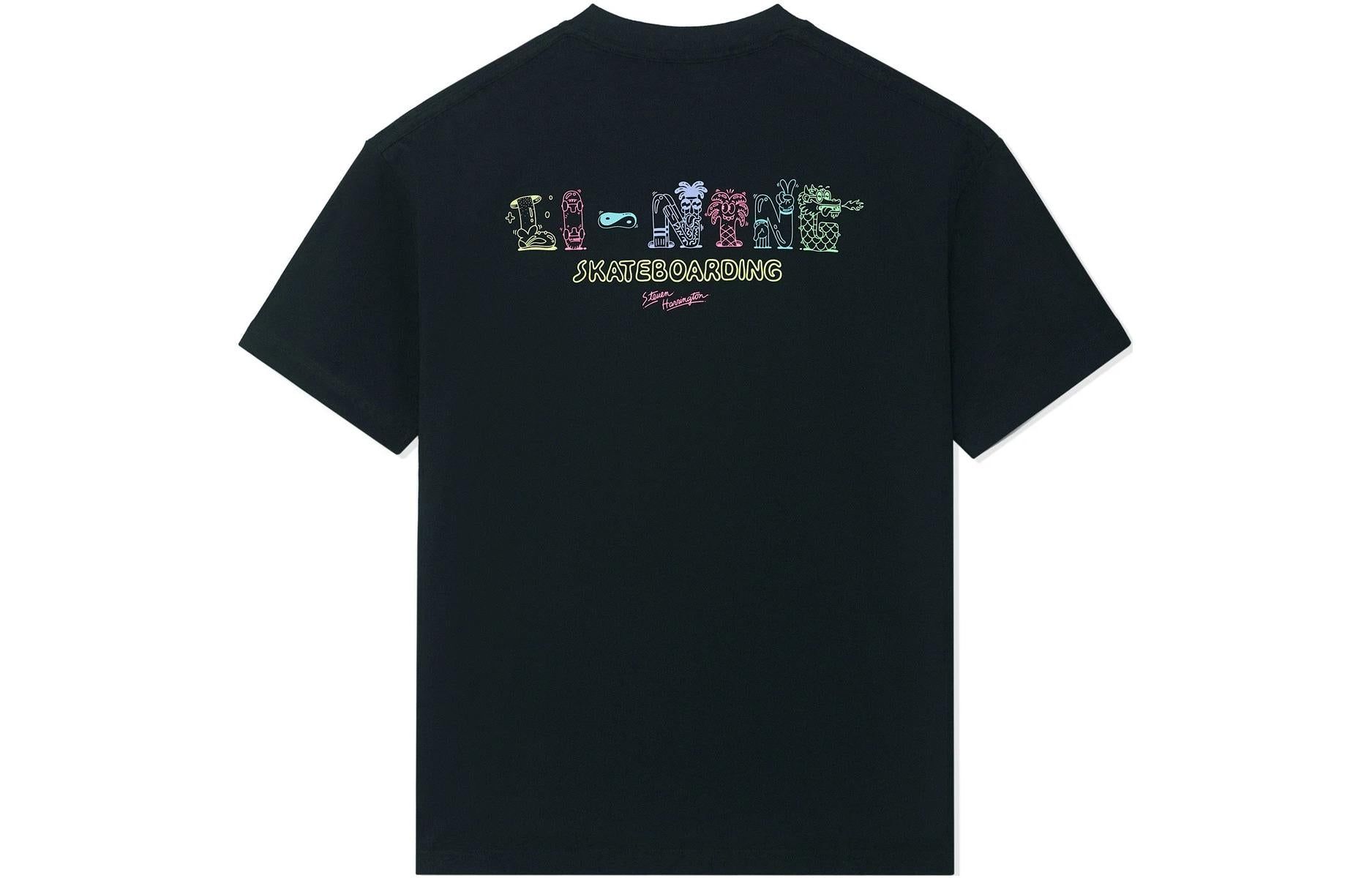 Li-Ning x Steven Harrington Cartoon Graphic T-shirt 'Black' AHSSC49-1 sold by KicksCrew product image thumbnail 2