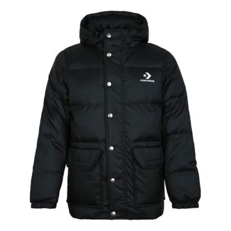 Converse Down Fill Puffer Jacket 'Black' 10006880-A01 sold by KicksCrew