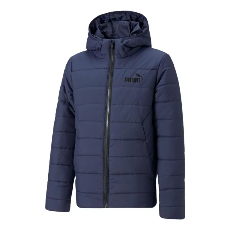 (GS) Puma Essentials Padded Jacket 'Navy' 670559-06 sold by KicksCrew