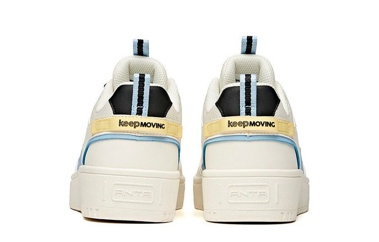 (WMNS) ANTA Casual Skate Shoes 'White Blue Yellow' 922018061-15 sold by KicksCrew product image thumbnail 4