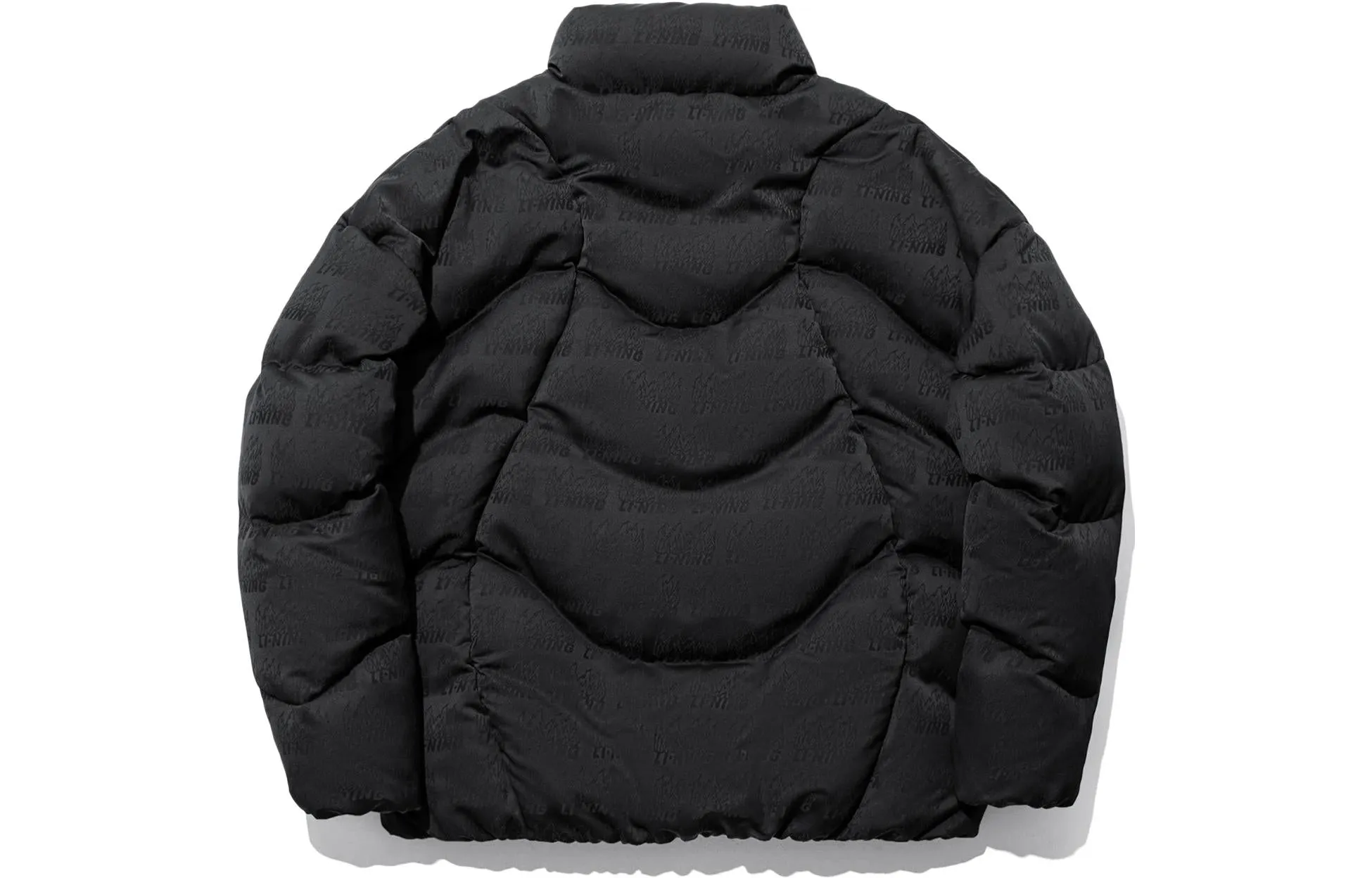 Li-Ning All-Over Print Down Jacket 'Black' AYMT045-2 sold by KicksCrew product image thumbnail 2