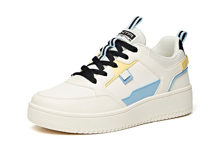 (WMNS) ANTA Casual Skate Shoes 'White Blue Yellow' 922018061-15 sold by KicksCrew product image thumbnail 2