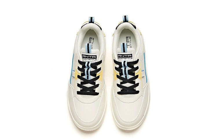 (WMNS) ANTA Casual Skate Shoes 'White Blue Yellow' 922018061-15 sold by KicksCrew product image thumbnail 3