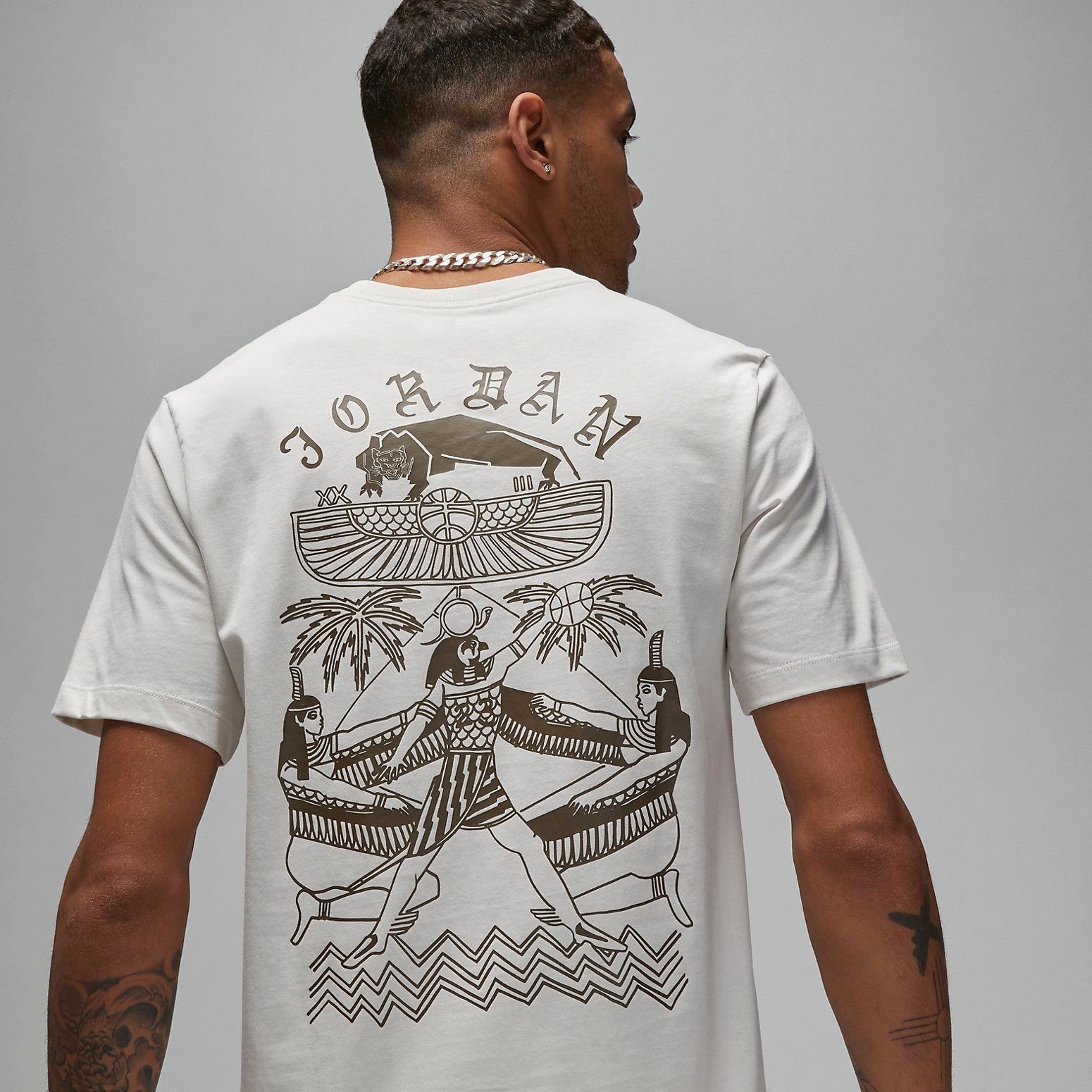 Air Jordan Artist Series by Umar Rashid T-Shirt 'White' DX9559-030 sold by KicksCrew product image thumbnail 2