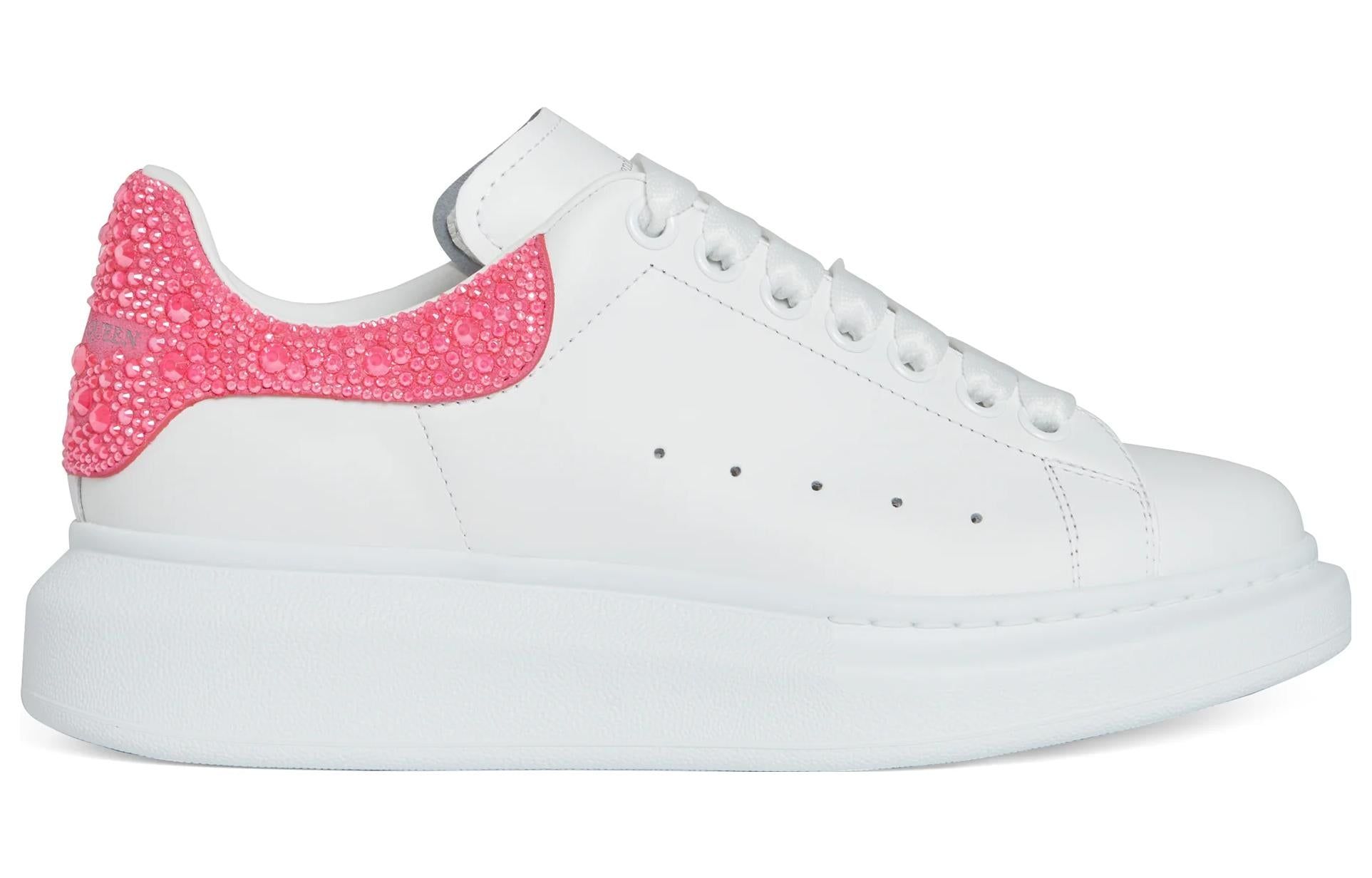 (WMNS) Alexander McQueen Oversized Sneaker 'White Pink Glitter' 718243WICY98844 sold by KicksCrew product image thumbnail 2
