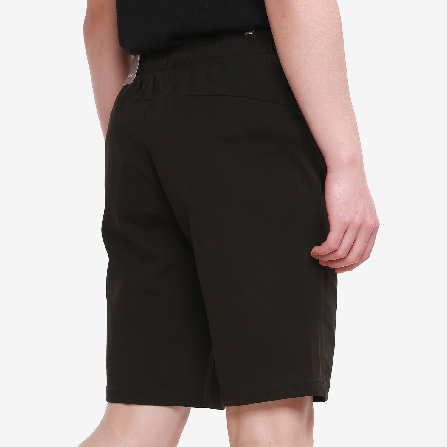 Puma Essentials Short 12" Cotton 'Black White' 588722-01 sold by KicksCrew product image thumbnail 5