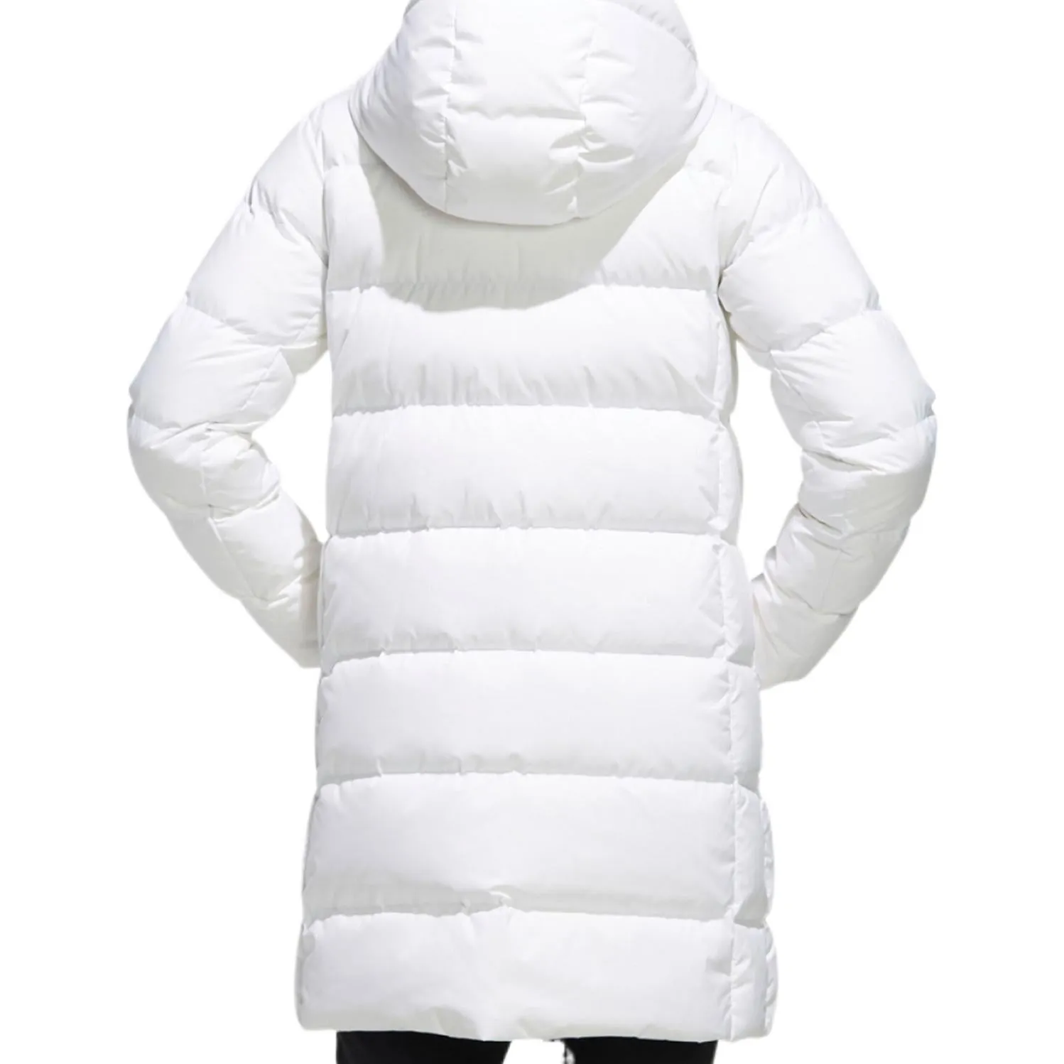 (WMNS) adidas Long Padding Prime Long Down Jacket 'White' FQ7570 sold by KicksCrew product image thumbnail 3