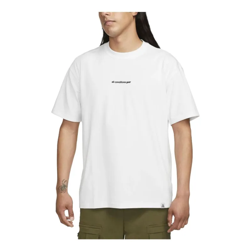 Nike ACG T-Shirt 'Summit White' FJ2137-121 sold by KicksCrew