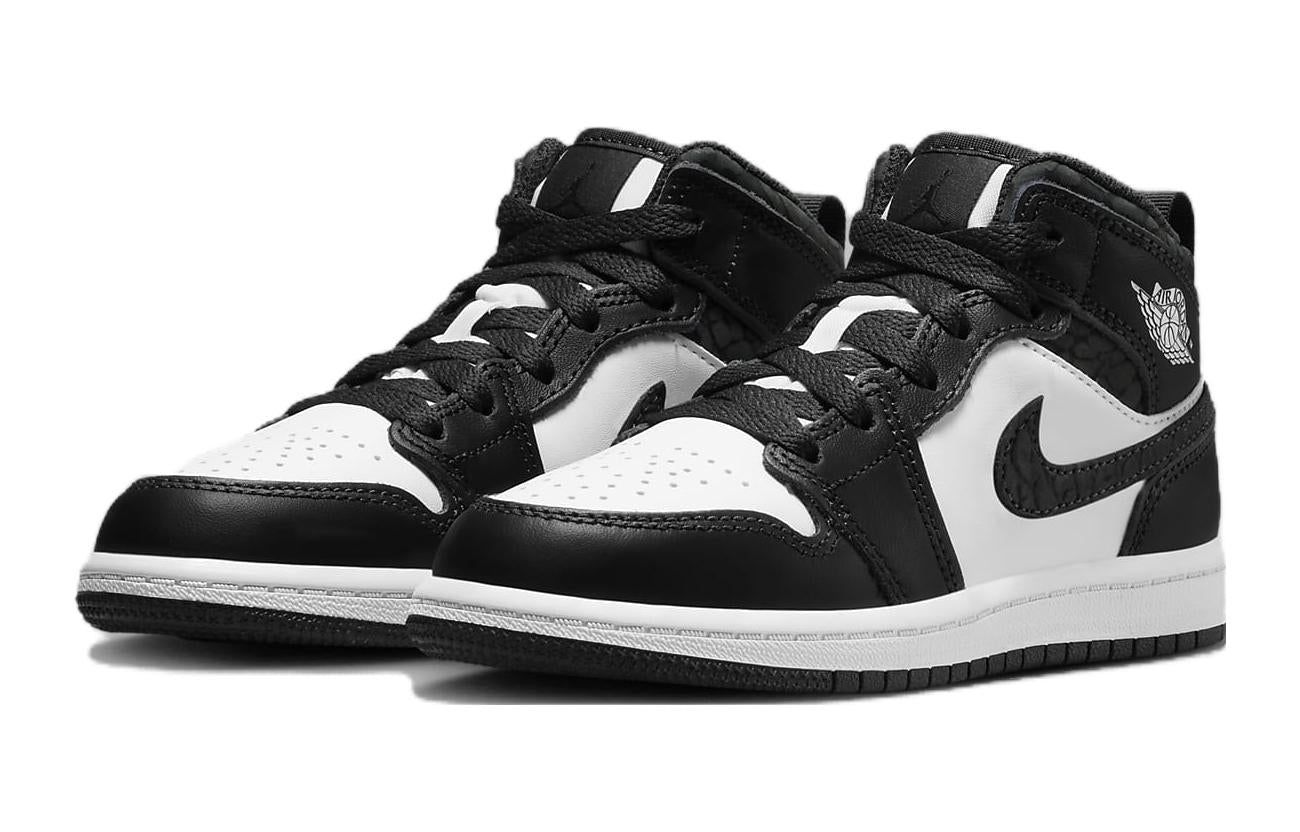 (PS) Air Jordan 1 Mid SE 'Panda Elephant' FB9910-001 sold by KicksCrew product image thumbnail 4