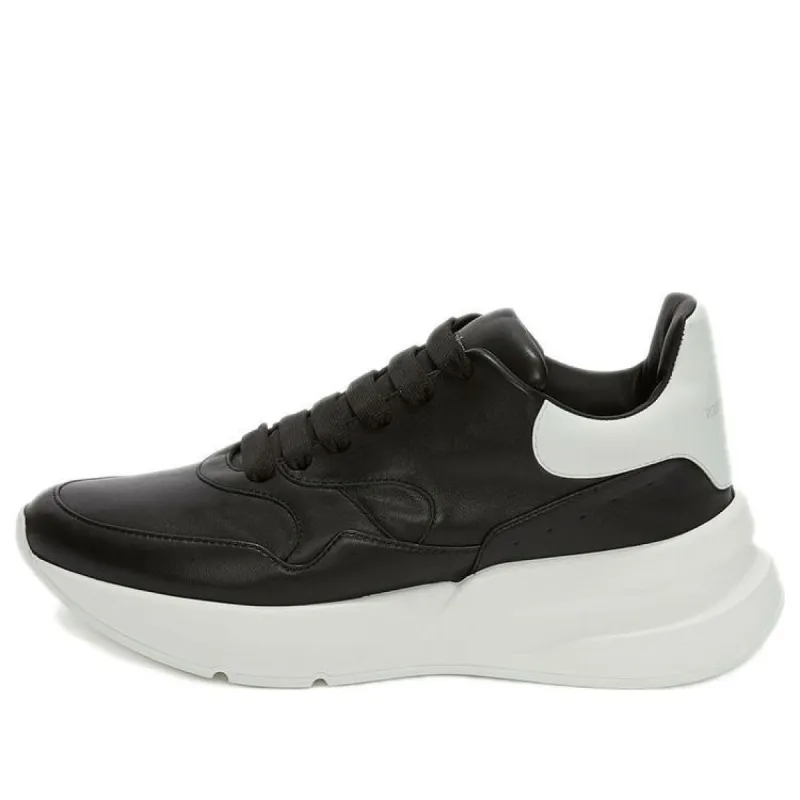 Alexander McQueen Oversized Runner 'Black White' 575425WHRU31070 sold by KicksCrew