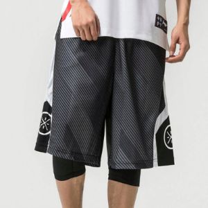 Li-Ning Way Of Wade Logo Basketball Shorts 'Black Grey' AAPP281-1 sold by KicksCrew