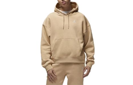 (WMNS) Air Jordan Brooklyn Fleece Hoodie 'Desert' FN4488-277 sold by KicksCrew