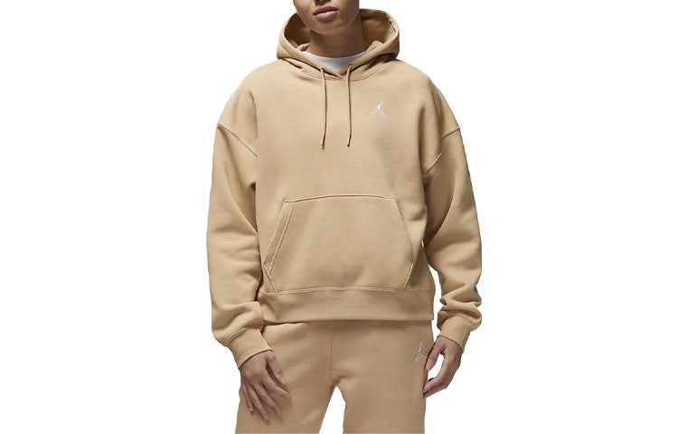 (WMNS) Air Jordan Brooklyn Fleece Hoodie 'Desert' FN4488-277 sold by KicksCrew product image thumbnail 2