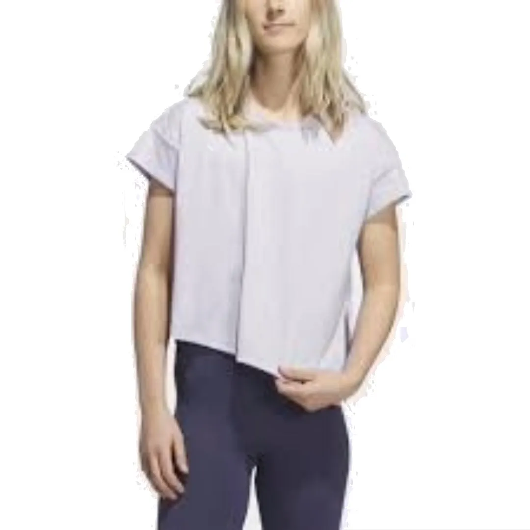 (WMNS) adidas HIIT AEROREADY Quickburn Training T-Shirt Asia Sizing 'Purple' HY5411 sold by KicksCrew product image thumbnail 2