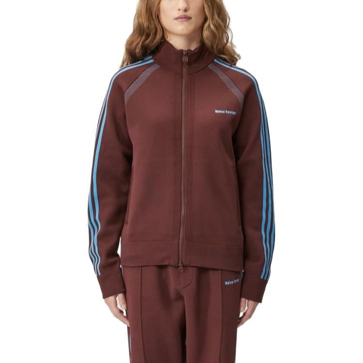 adidas x Wales Bonner Knit Track Top 'Mystery Brown' IT9780 sold by KicksCrew product image thumbnail 3