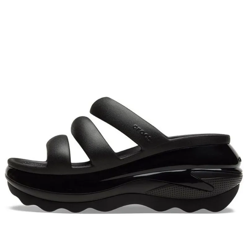 Crocs Mega Crush Triple Strap 'Black' 209842-001 sold by KicksCrew