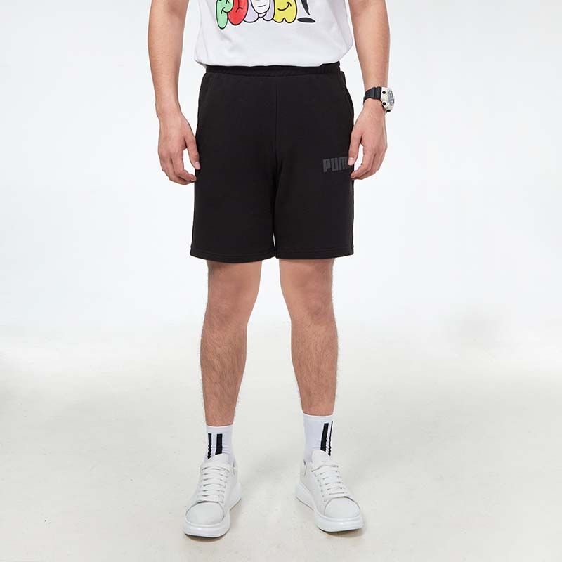 Puma Modern Basics Sweat Shorts 9" 'Black Grey' 589091-01 sold by KicksCrew product image thumbnail 3