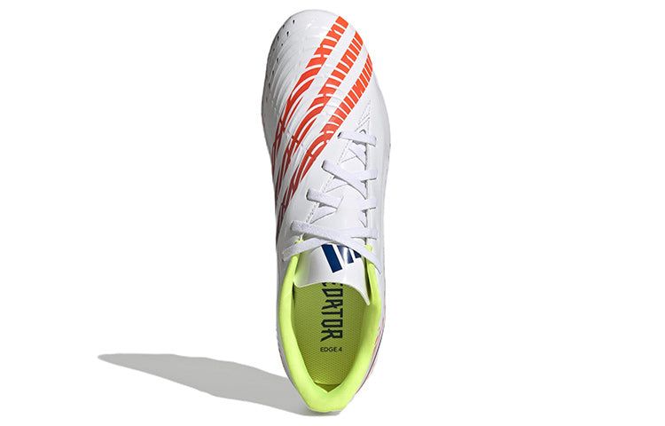 Adidas Predator Edge.4 Flexible Ground Soccer Cleats 'Cloud White Yellow Blue' GW0989 sold by KicksCrew product image thumbnail 5