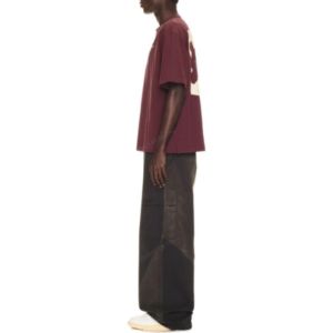 Off-White Moon Arrow Skate Cotton T-shirt 'Red Purple' OMAA120F23JER0092884 sold by KicksCrew
