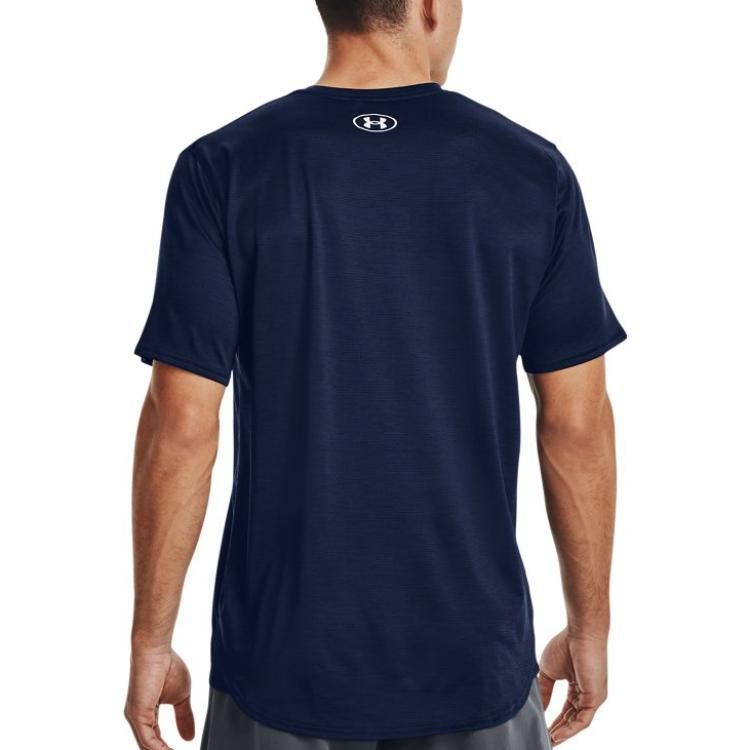 Under Armour Training Vent Logo T-shirt 'Navy' 1370367-408 sold by KicksCrew product image thumbnail 5