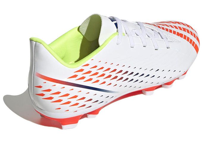 Adidas Predator Edge.4 Flexible Ground Soccer Cleats 'Cloud White Yellow Blue' GW0989 sold by KicksCrew product image thumbnail 4