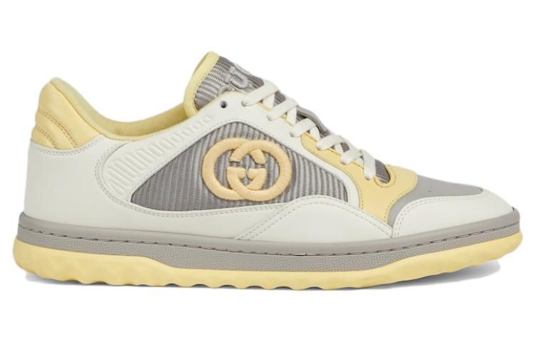 (WMNS) GUCCI Mac80 Embroidered Sneakers 'White Grey Yellow' 747954-AACNW-9148 sold by KicksCrew product image thumbnail 2