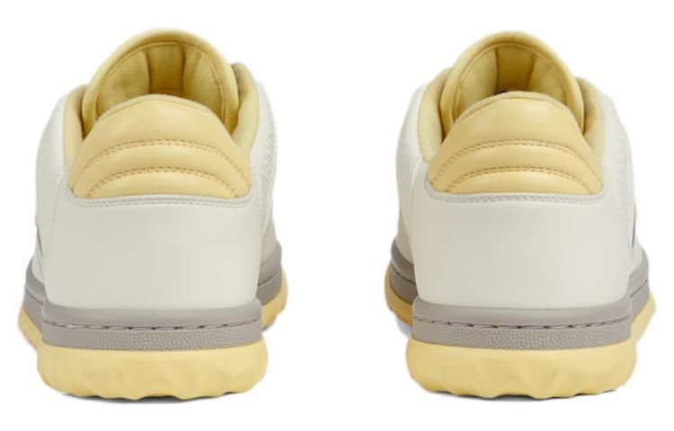 (WMNS) GUCCI Mac80 Embroidered Sneakers 'White Grey Yellow' 747954-AACNW-9148 sold by KicksCrew product image thumbnail 5