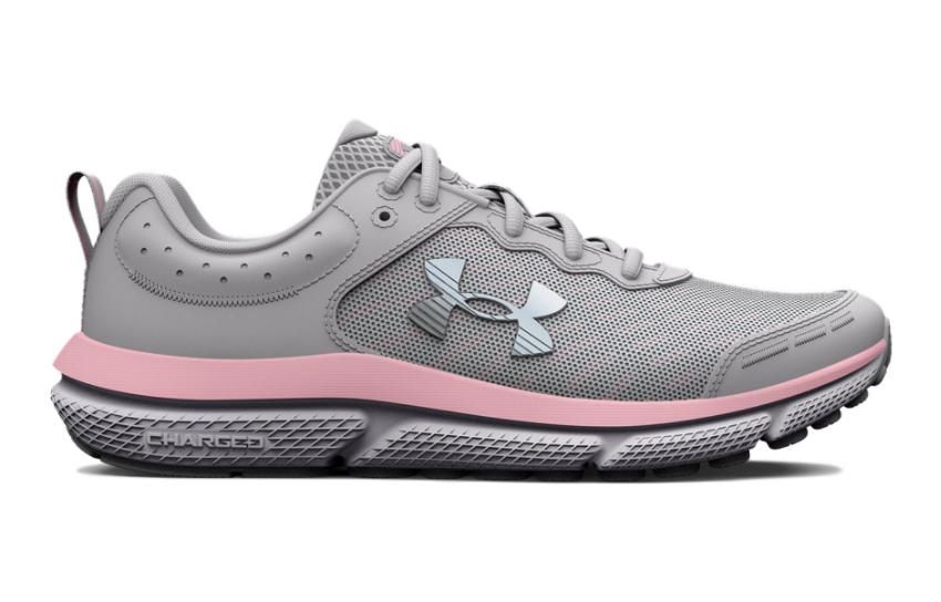 (GS) Under Armour Charged Assert 10 Running Shoes 'Grey Pink' 3026192-100 sold by KicksCrew product image thumbnail 2