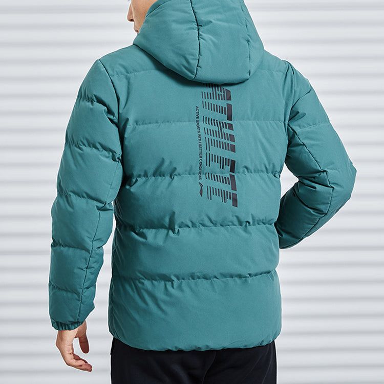 Li-Ning Winter Lifestyle Warm Down Jacket 'Green' AYMQ055-6 sold by KicksCrew product image thumbnail 4