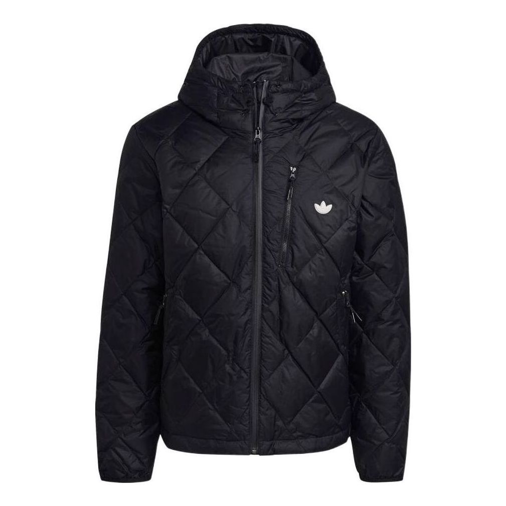 adidas Original Down Quilted Puffer Jacket 'Black' HL9205 sold by KicksCrew